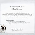 Coterie – August Guest promotion
